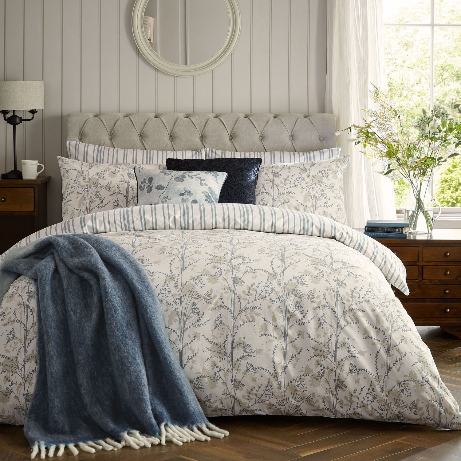 Laura Ashley Fennelton Pillowcase Housewife Natural
