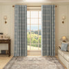 HOUSE Llewelyn-Bowen Festivo Printed Made To Measure Curtains Bluestone