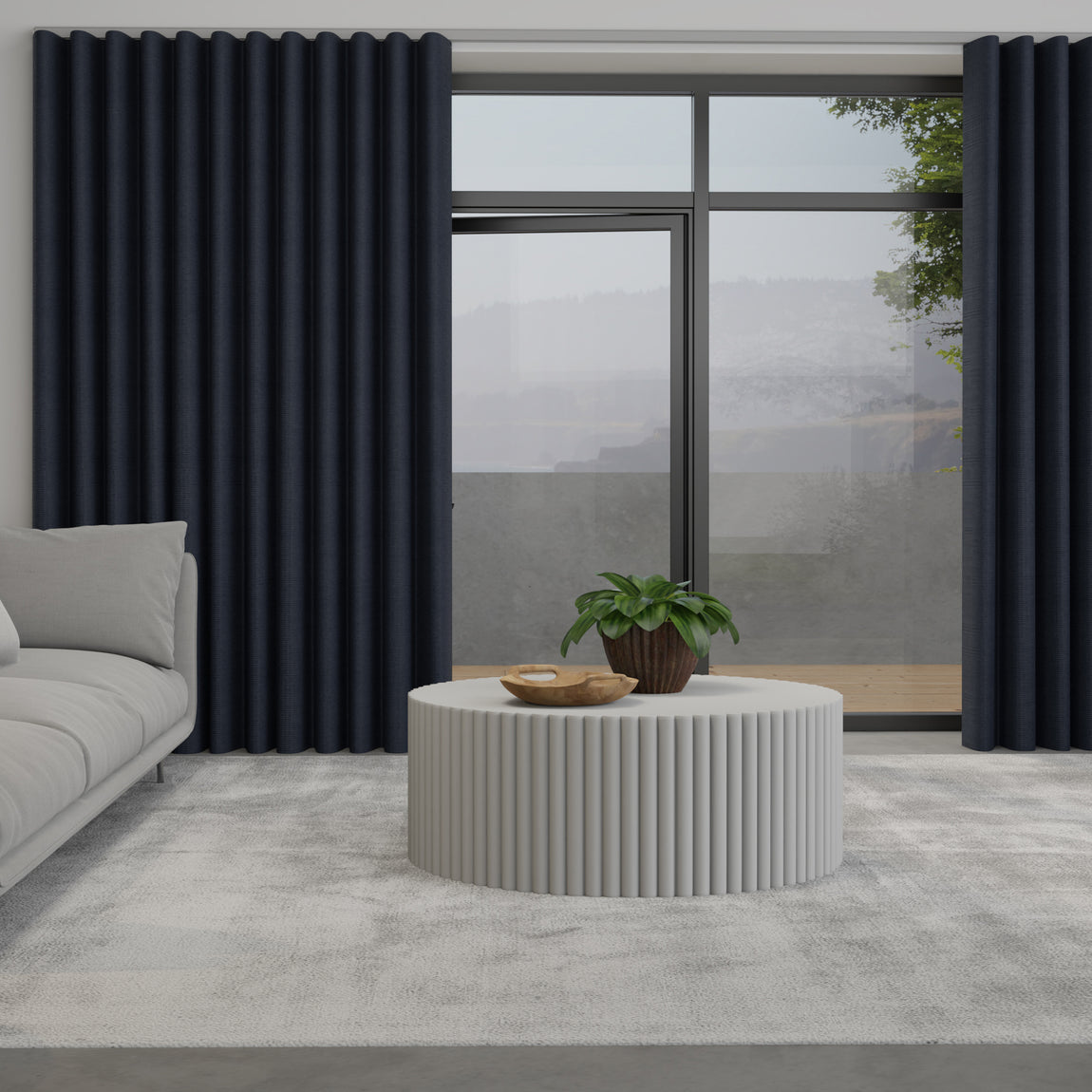 Mika Made to Measure Wave Curtain + FREE Track Ink