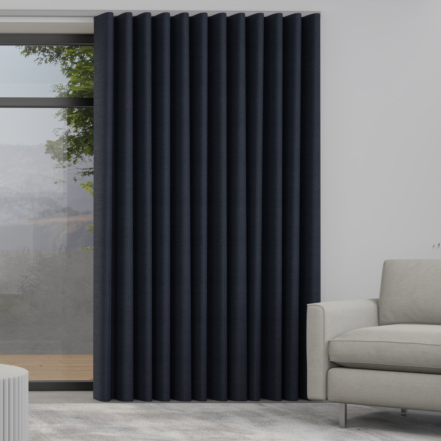 Mika Made to Measure Wave Curtain + FREE Track Ink