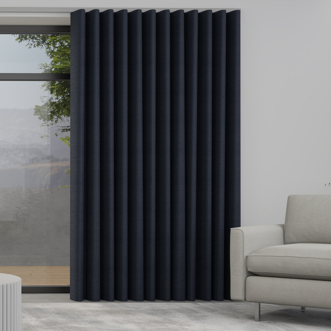 Mika Made to Measure Wave Curtain + FREE Track Ink