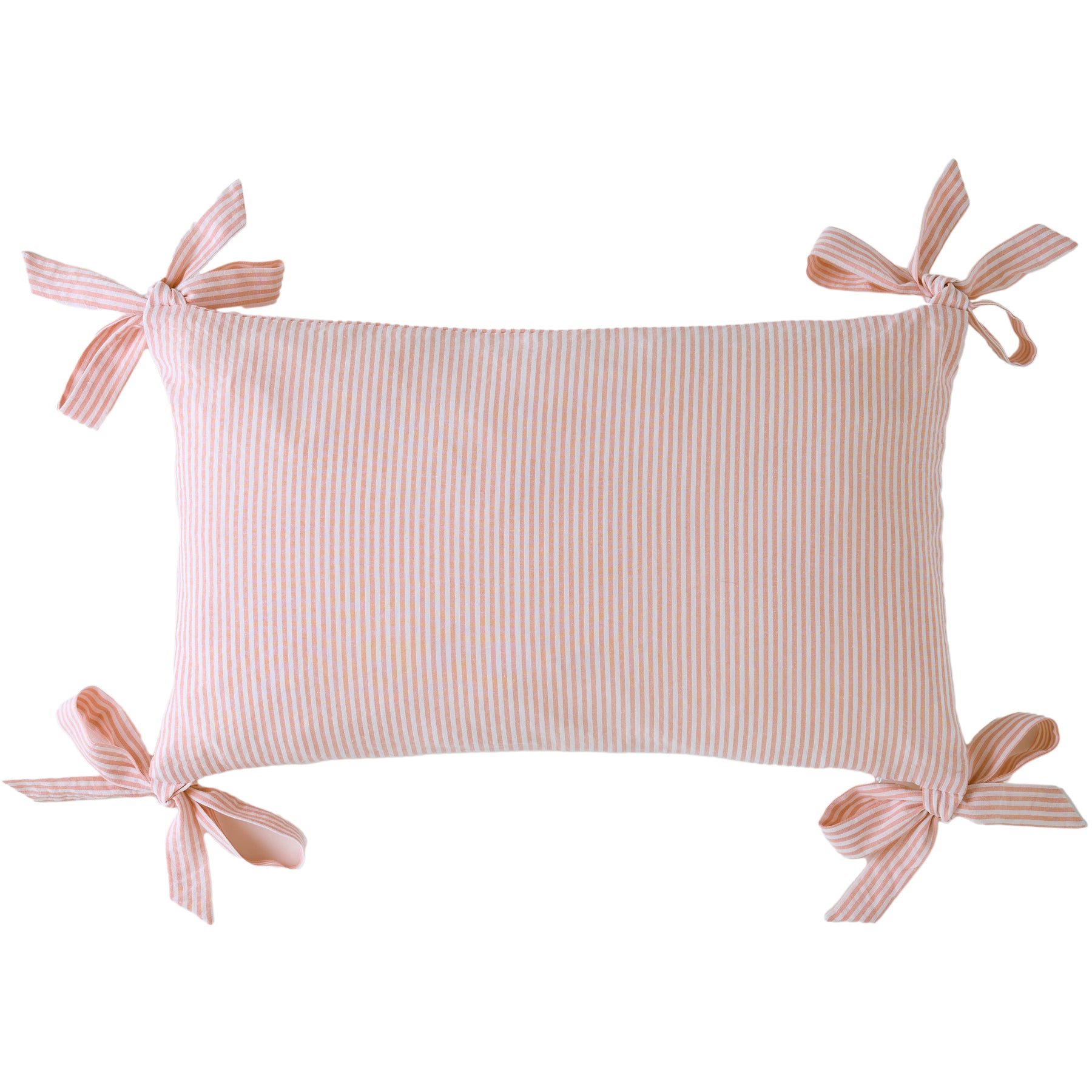 Laura Ashley Flaxley Stripe 30cm x 50cm Filled Boudoir Pink