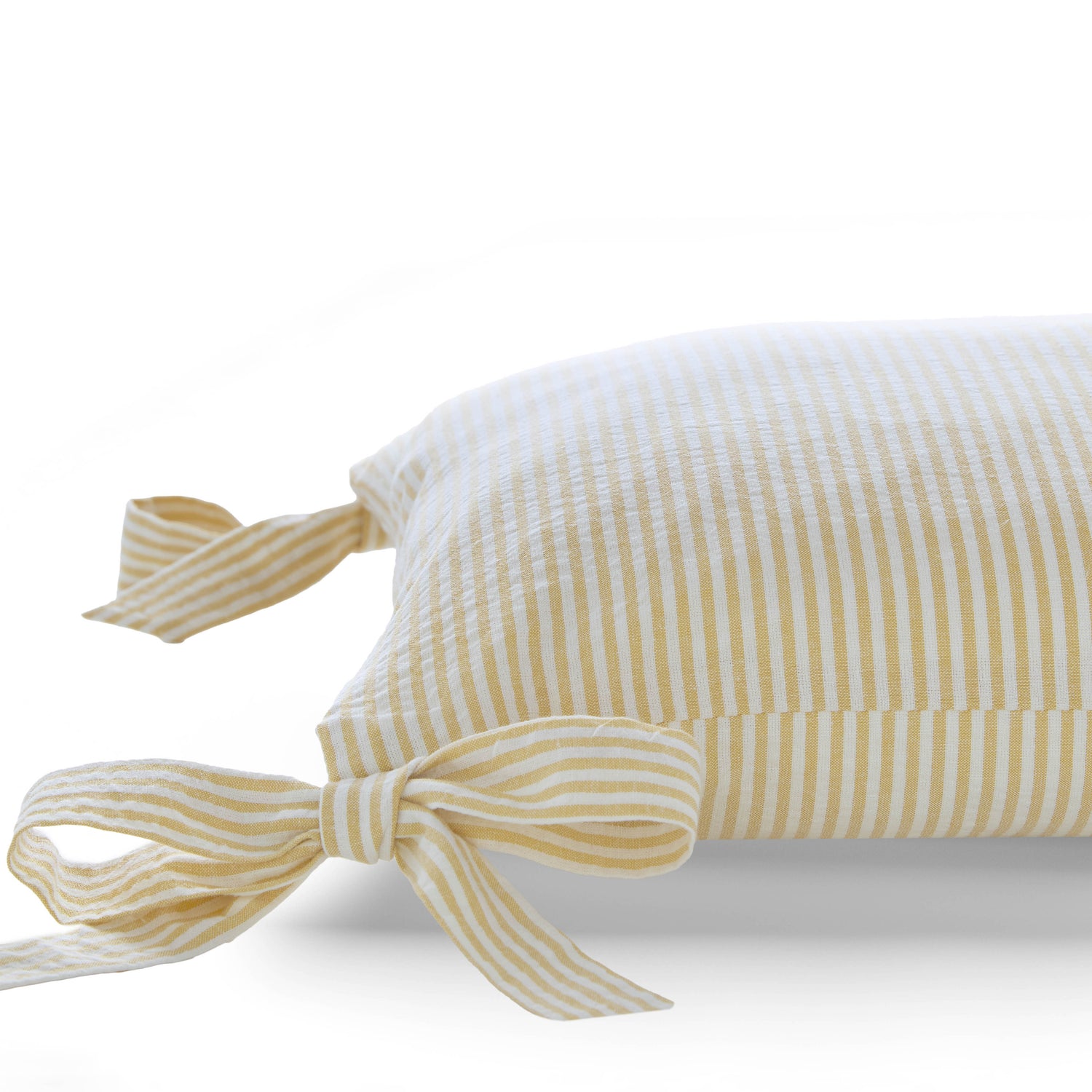 Laura Ashley Flaxley Stripe 30cm x 50cm Filled Boudoir Yellow