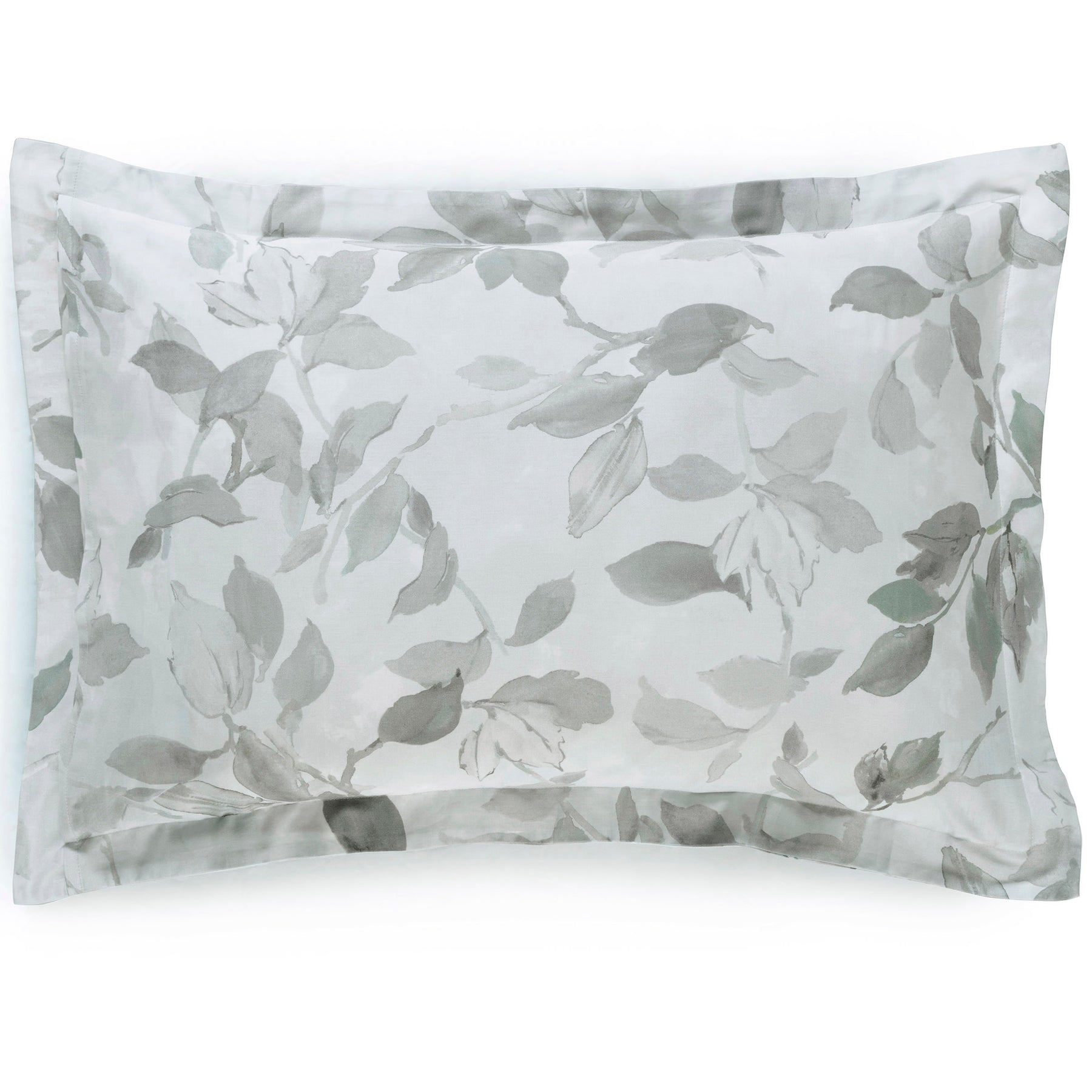 Designers Guild Fleur Blanche Pair of Oxford Pillowcases Platinum
