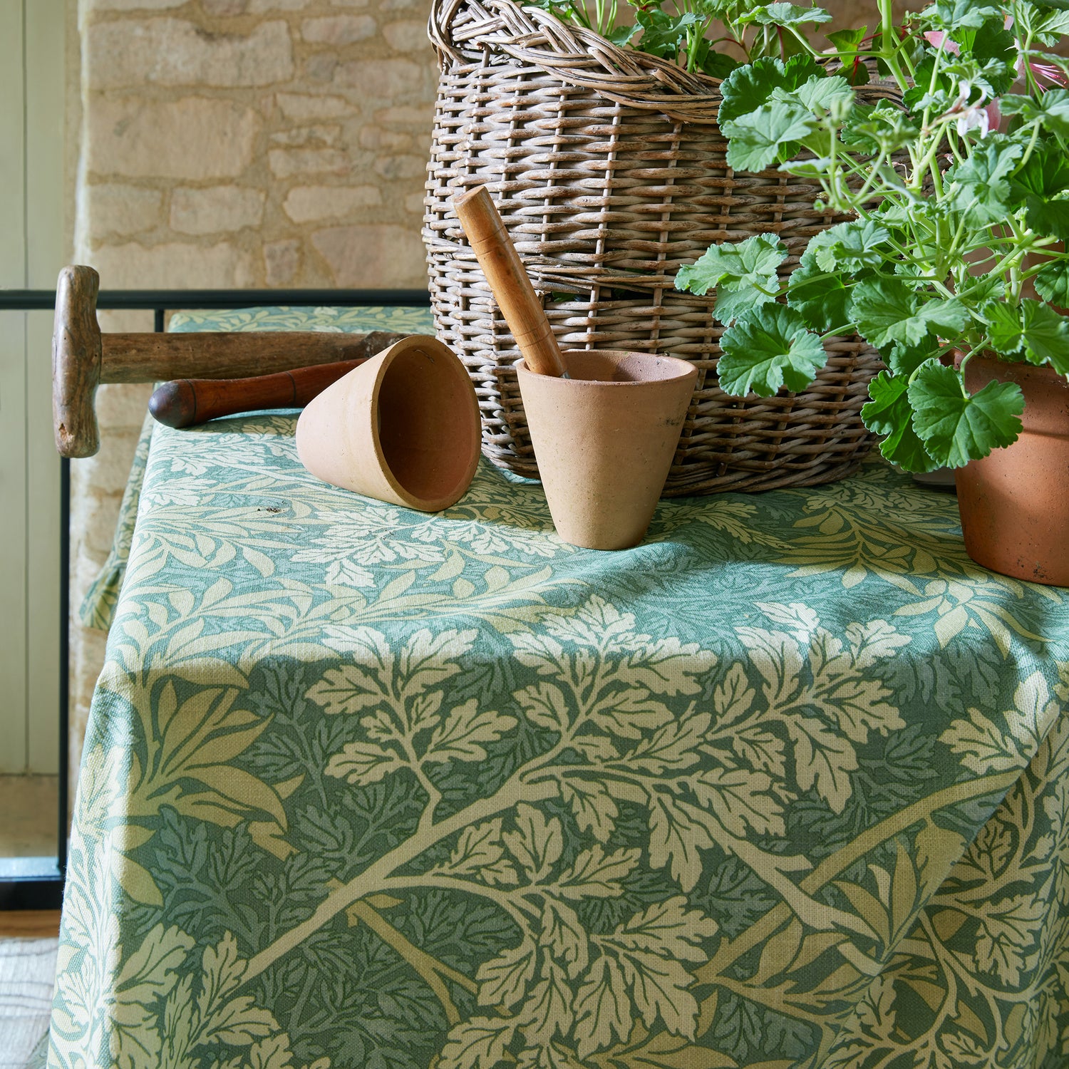 William Morris At Home Foliage Fabric Apple