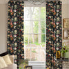 Linda Barker Florabunda Velvet Made To Measure Curtains Carbon