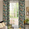 Linda Barker Florabunda Velvet Made To Measure Curtains Verdigris