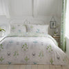 Dreams & Drapes Floral Garden Duvet Cover Bedding Set Green