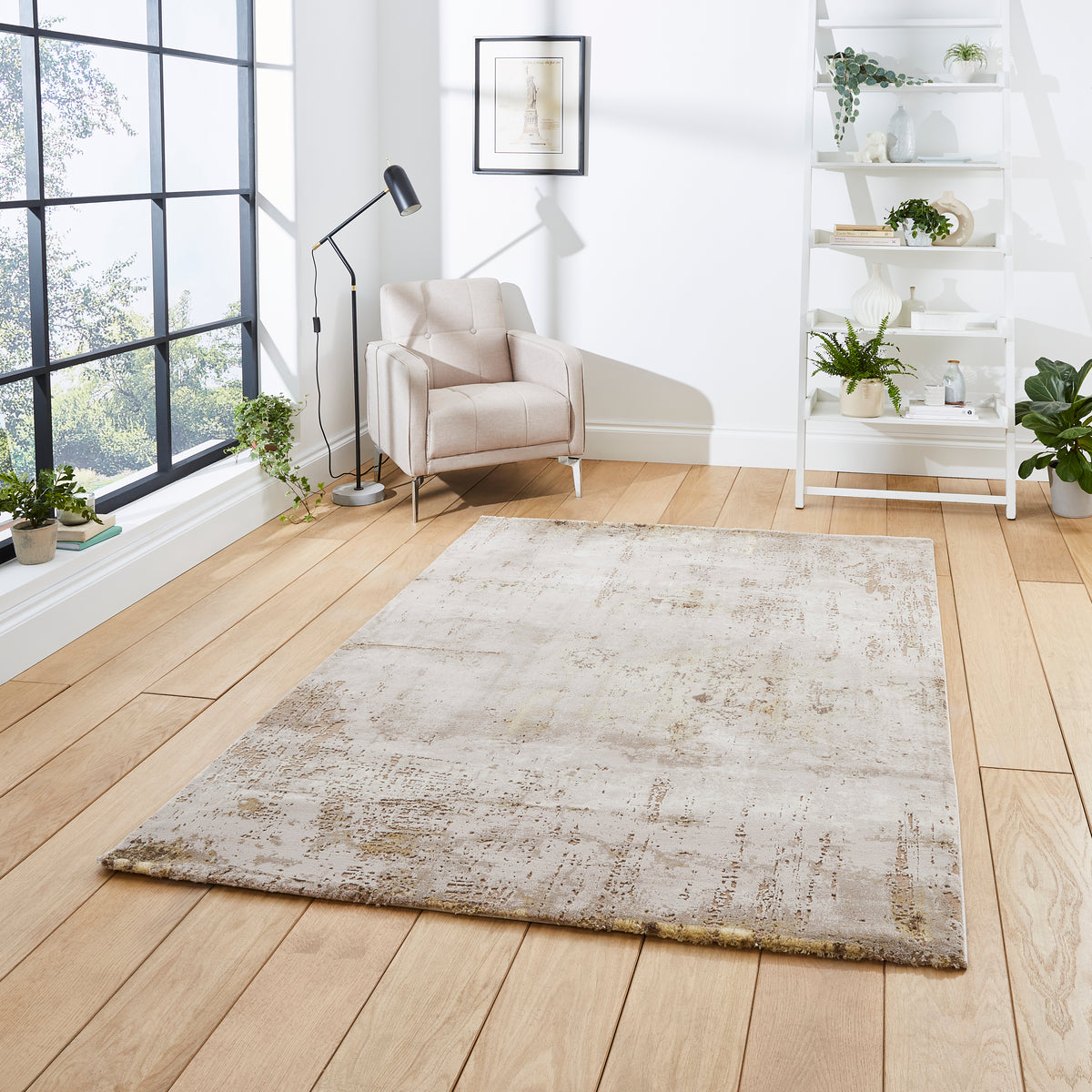 Florence 50034 120cm x 170cm Rug Beige Gold