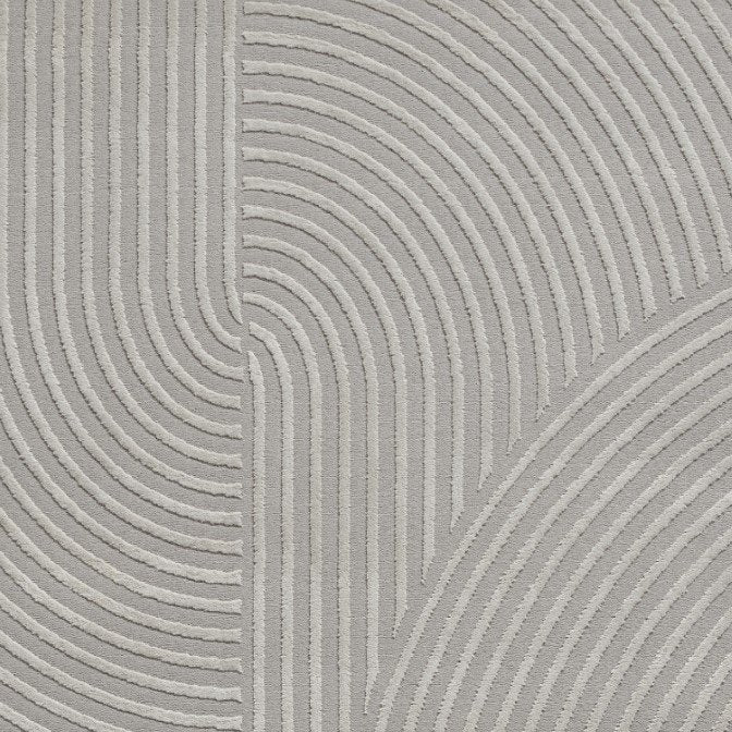 Flores 1924 Modern Recycled Washable 120cm x 170cm Rug Grey