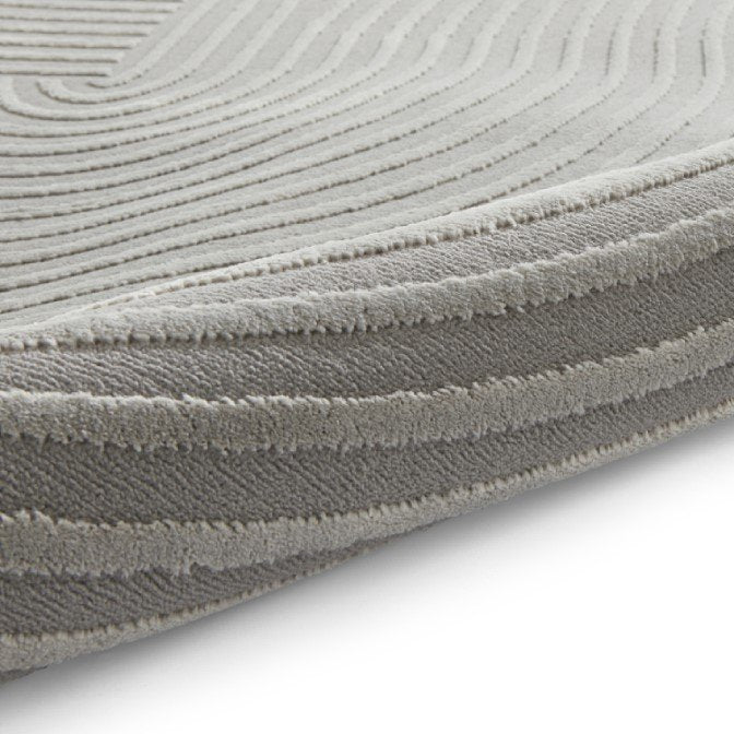 Flores 1924 Modern Recycled Washable 120cm x 170cm Rug Grey