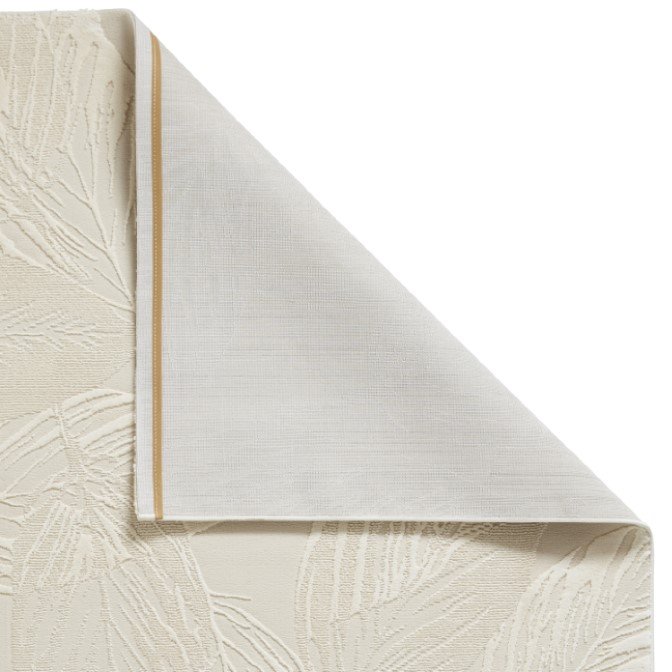 Flores 1925 Botanical Recycled Washable Rug Cream