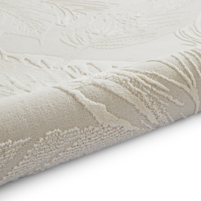 Flores 1925 Botanical Recycled Washable Rug Cream