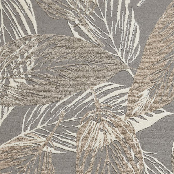 Flores 1925 Botanical Recycled Washable Rug Grey