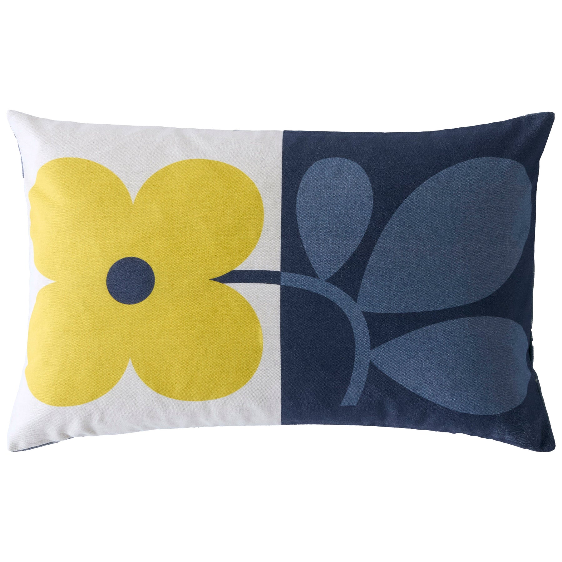 Orla Kiely Floret 40cm x 60cm Filled Boudoir Dandelion Denim