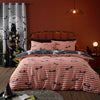 Halloween Flying Witches Duvet Cover Bedding Set Charcoal