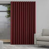 Positano Made to Measure Wave Curtain + FREE Track Scarlet