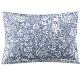 William Morris At Home Frieze Double Bough Pair of Oxford Pillowcases Porcelain Blue
