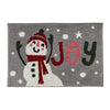 Snowman Bath Mat Grey