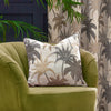 Galapagos Jacquard Piped Filled Cushion 50cm x 50cm Natural