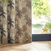 Galapagos Jacquard Ready Made Eyelet Curtains Natural