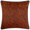 Paoletti Galaxy Chenille Piped Filled Cushion 50cm x 50cm Copper