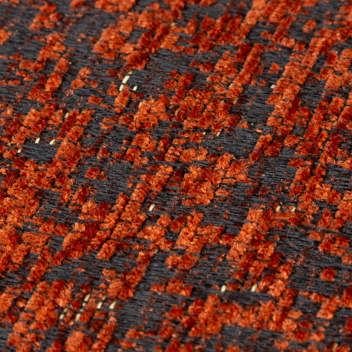 Paoletti Galaxy Chenille Piped Filled Cushion 50cm x 50cm Copper