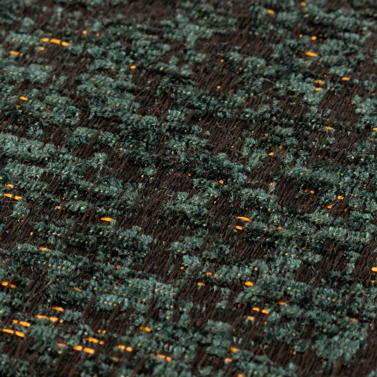 Paoletti Galaxy Chenille Piped Filled Cushion 50cm x 50cm Emerald