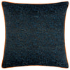 Paoletti Galaxy Chenille Piped Filled Cushion 50cm x 50cm Navy