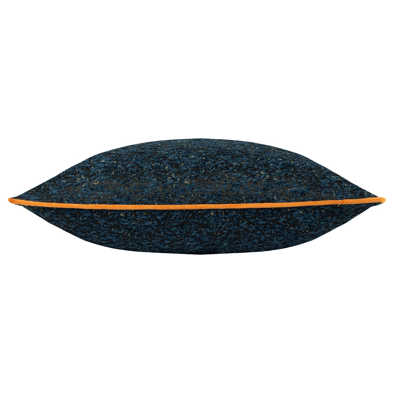 Paoletti Galaxy Chenille Piped Filled Cushion 50cm x 50cm Navy