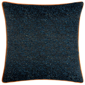 Paoletti Galaxy Chenille Piped Filled Cushion 50cm x 50cm Navy
