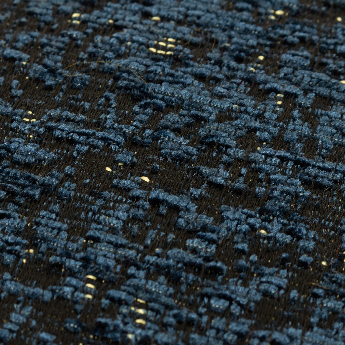 Paoletti Galaxy Chenille Piped Filled Cushion 50cm x 50cm Navy