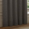 Paoletti Galaxy Chenille Ready Made Eyelet Blockout Curtains Charcoal