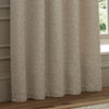 Paoletti Galaxy Chenille Ready Made Eyelet Blockout Curtains Ivory