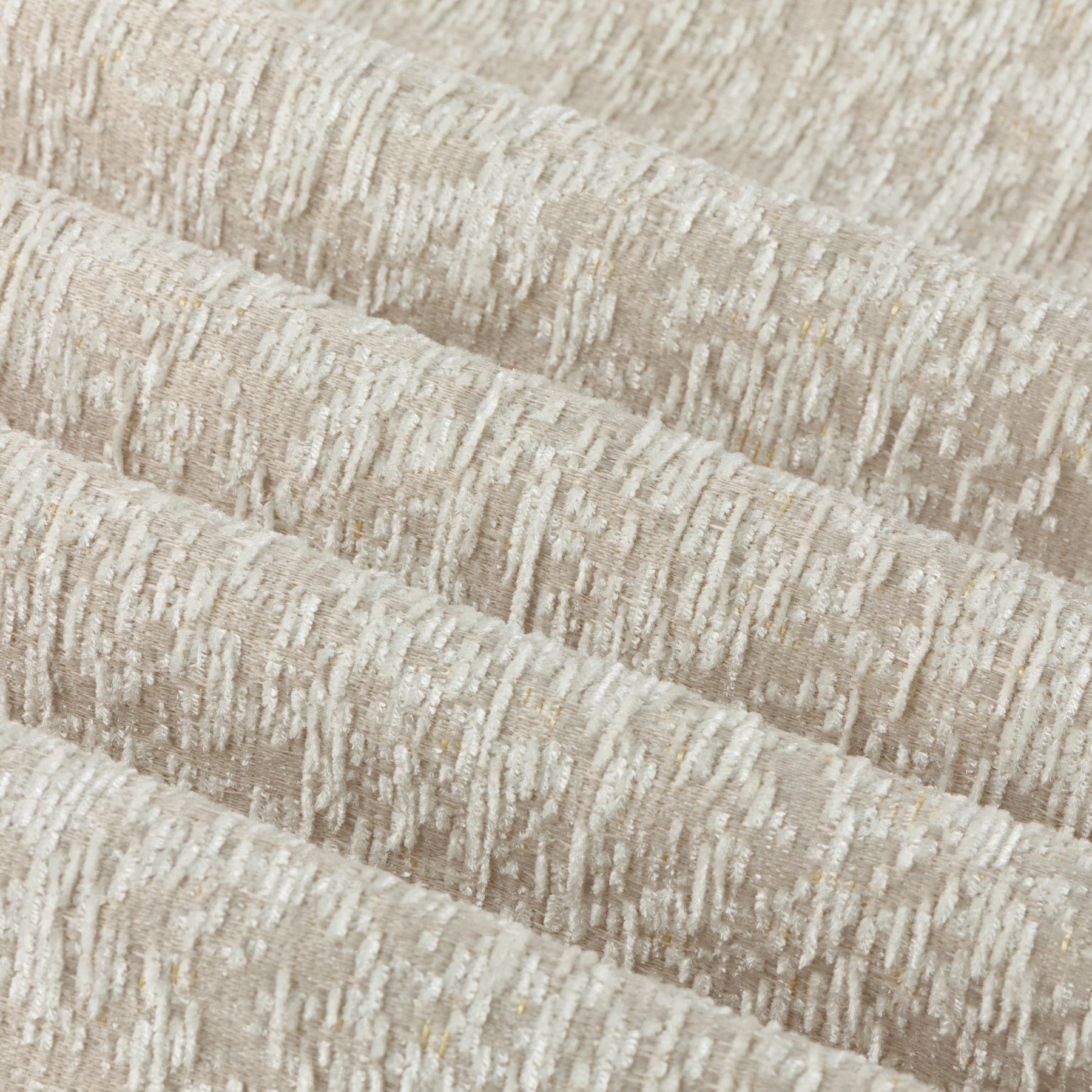 Paoletti Galaxy Chenille Ready Made Eyelet Blockout Curtains Ivory