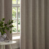 Paoletti Galaxy Chenille Ready Made Eyelet Blockout Curtains Silver