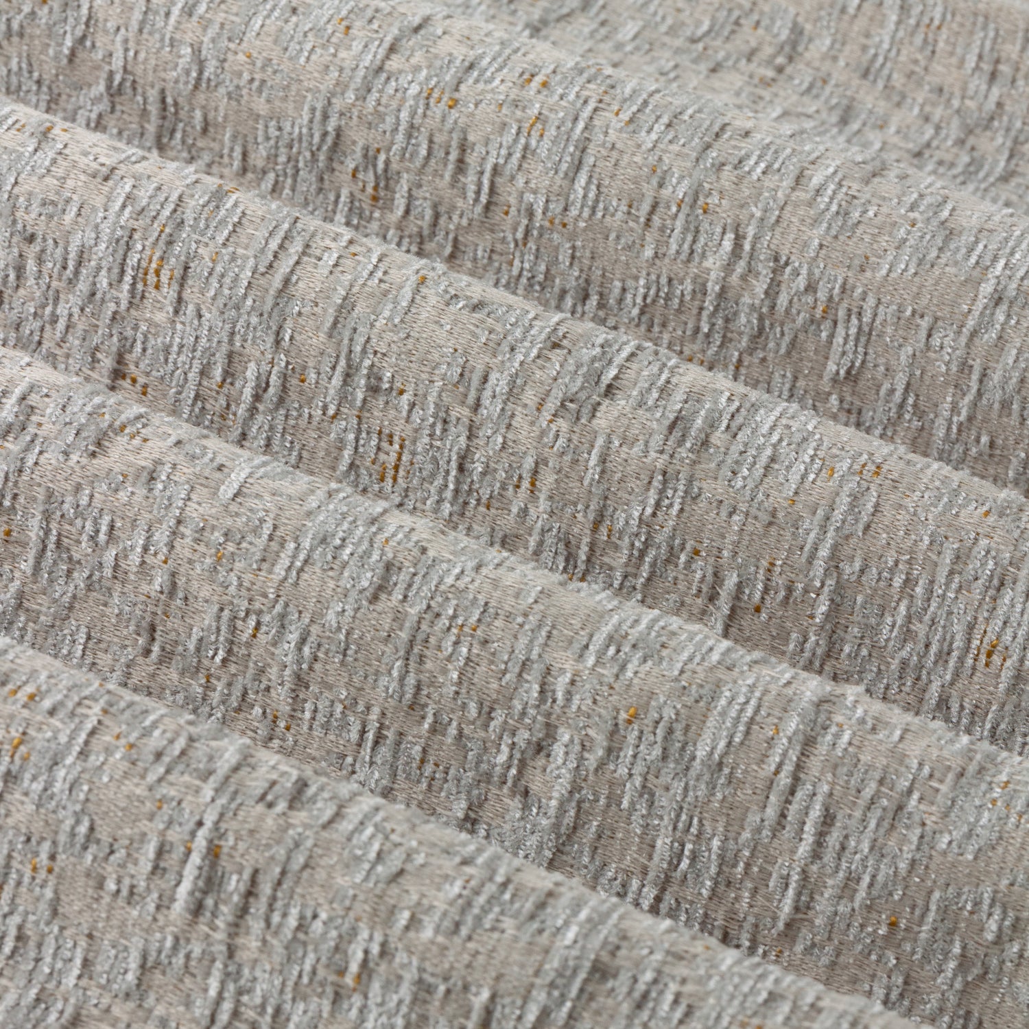Paoletti Galaxy Chenille Ready Made Eyelet Blockout Curtains Silver