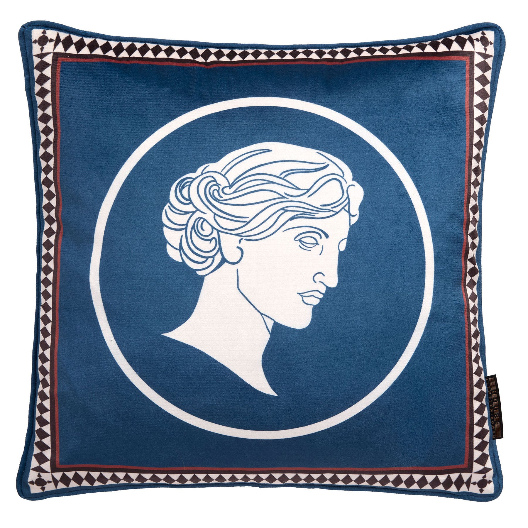 Laurence Llewelyn-Bowen Goddess Velvet Touch 43cm x 43cm Filled Cushion Teal