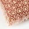 Yard Georgi Fringed Cotton 50cm x 50cm Filled Cushion Pecan