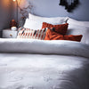 Furn Ghost Tufted Halloween Duvet Cover Bedding Set White