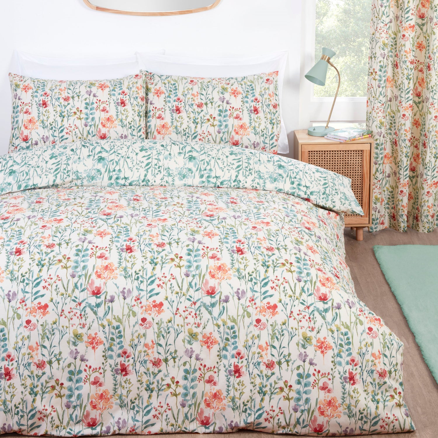 Sundour Amaryllis Duvet Cover Bedding Set Multi