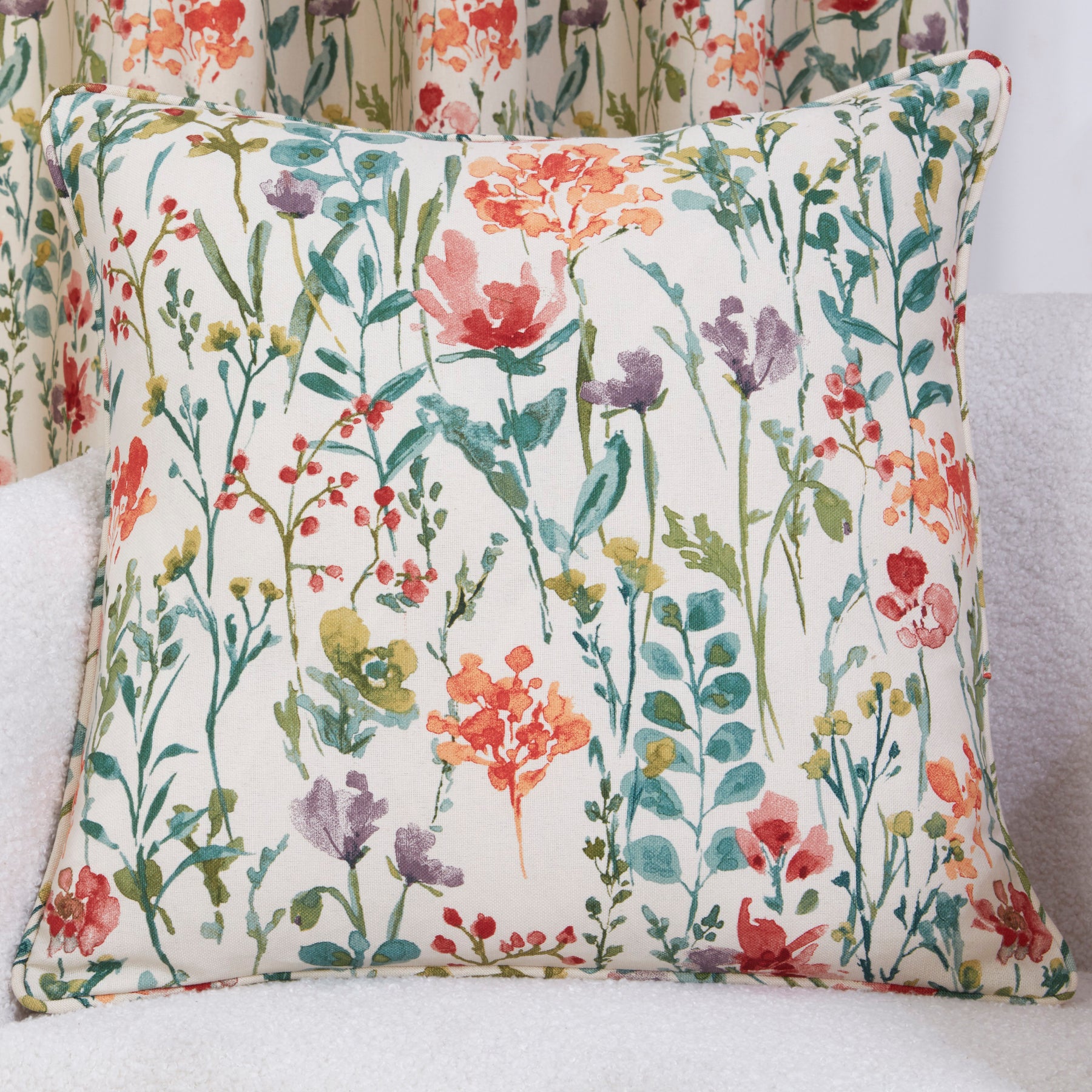 Terry Fabrics-Final Days-up to 90% off Summer Sale 5 Sundour Amaryllis Filled Cushion Multi