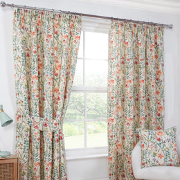Sundour Amaryllis Ready Made Curtains Multi