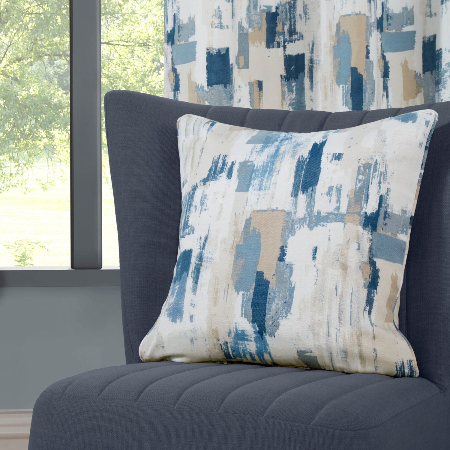 Sundour Bamford Ready Made Eyelet Curtains Cobalt