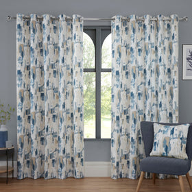 Sundour Bamford Ready Made Eyelet Curtains Cobalt