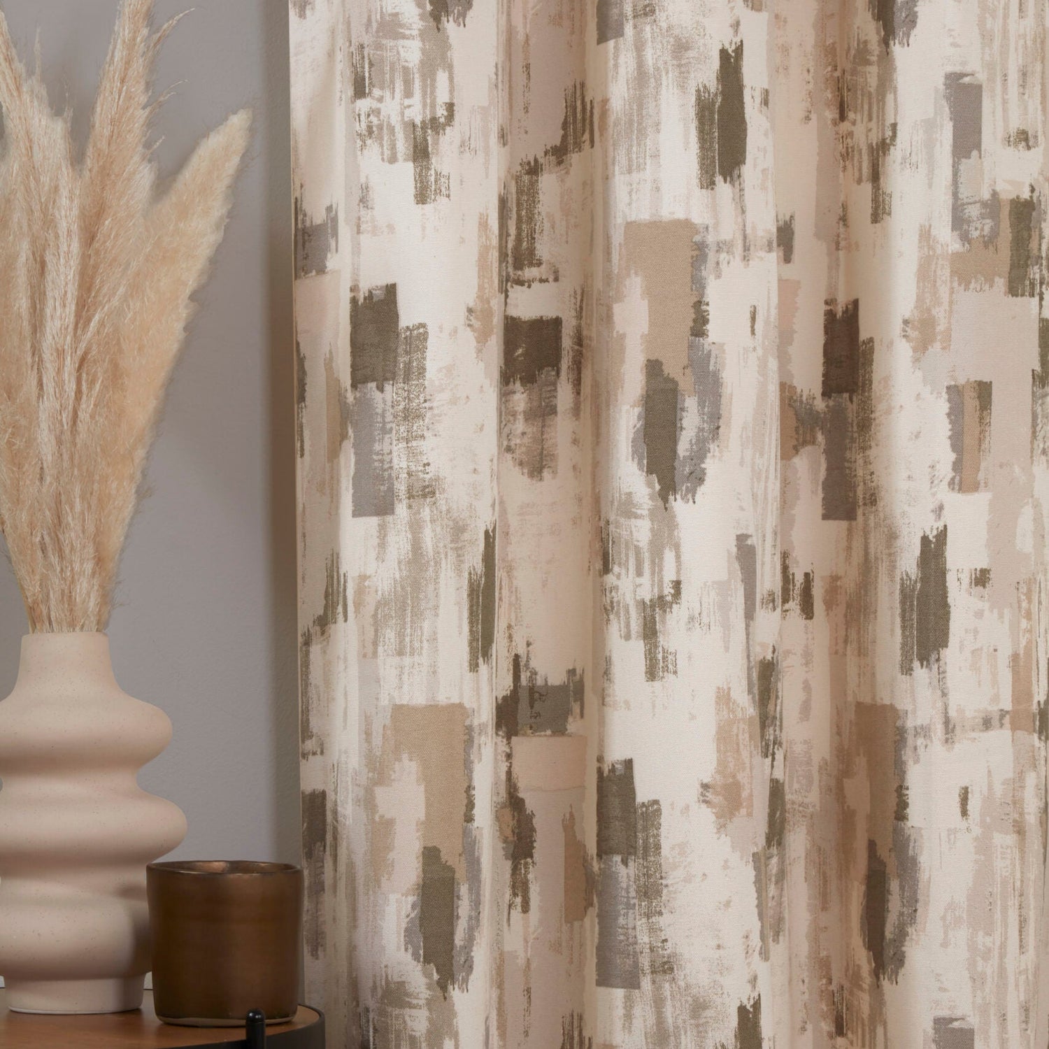 Sundour Bamford Ready Made Eyelet Curtains Putty