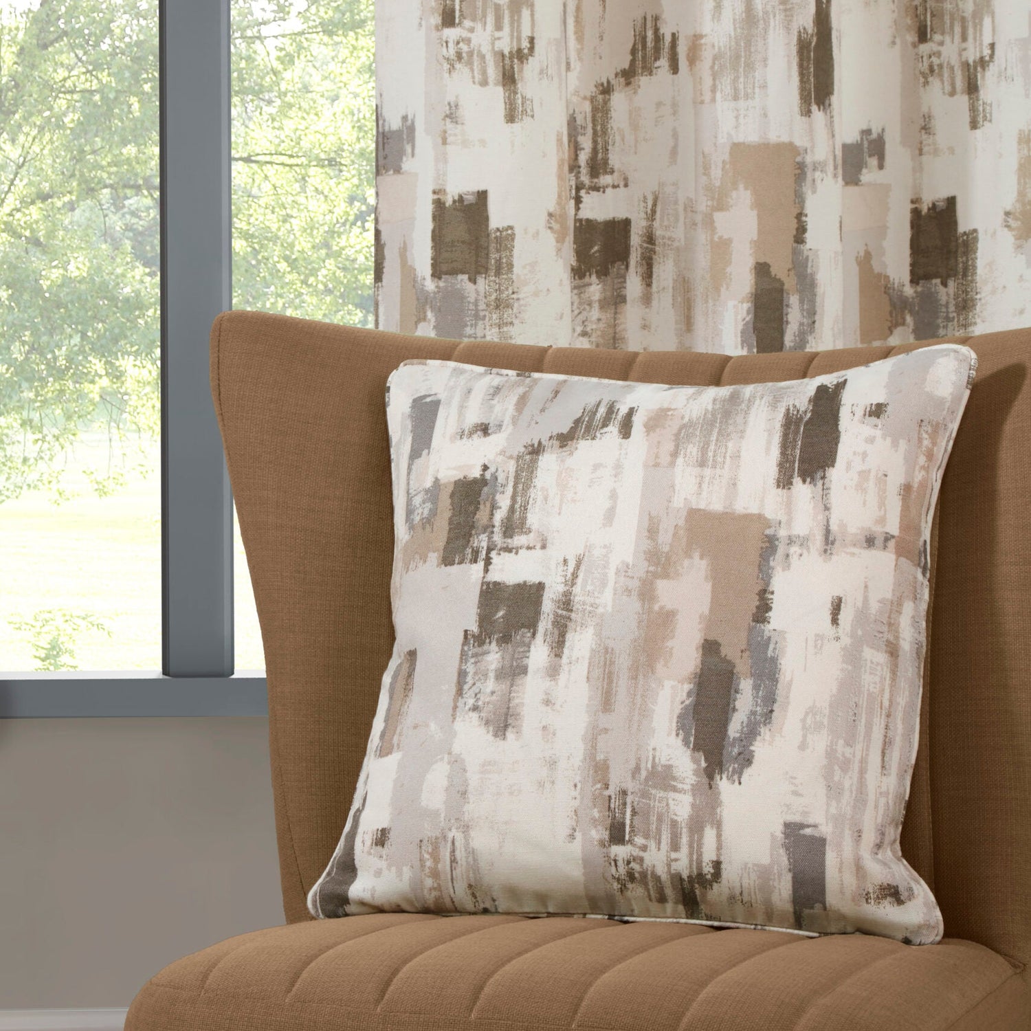 Sundour Bamford Ready Made Eyelet Curtains Putty