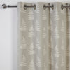Esher Ready Made Eyelet Curtains Silver
