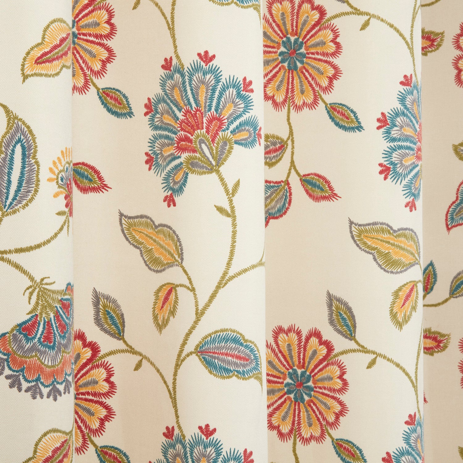 Sundour Shelley Ready Made Eyelet Curtains Multi