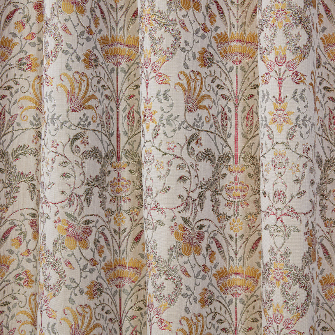 Kyoto Ready Made Pencil Pleat Curtains Natural